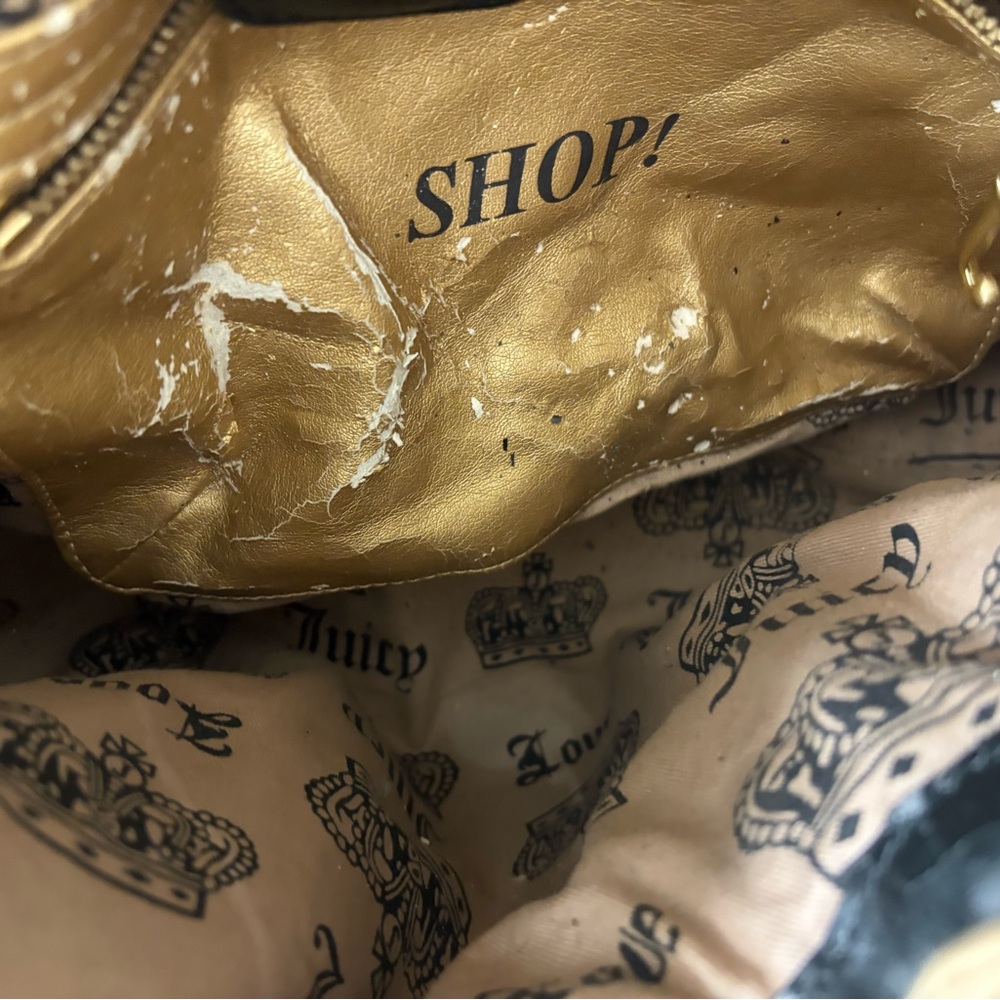Vintage Juicy Couture Scottie Velvet Shoulder Bag - Picture 5 of 8